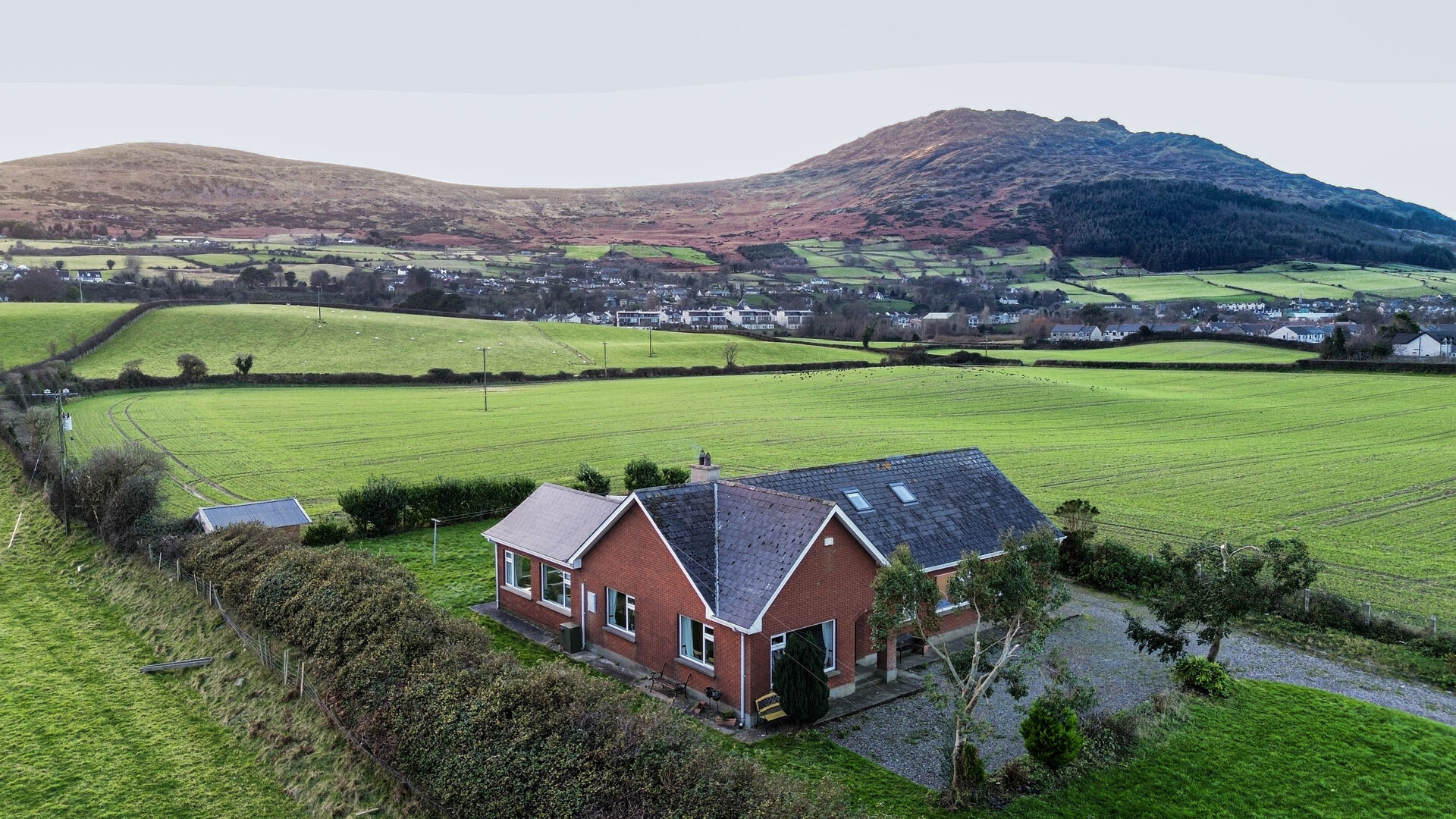 Bella Vista aerial view over Carlingford Lough