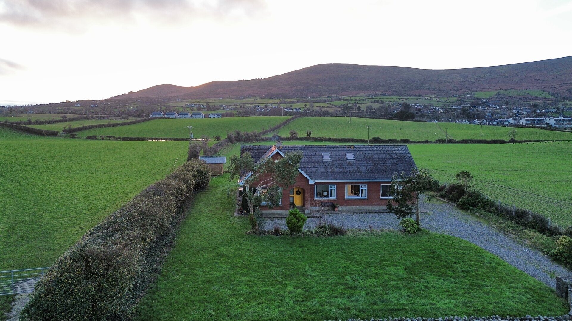 Carlingford Lough with Mourne Mountains
